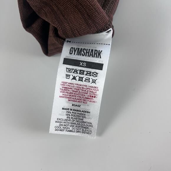 Gymshark Women's Adapt Marl Seamless Leggings Cherry Brown XS - Picture 7 of 11